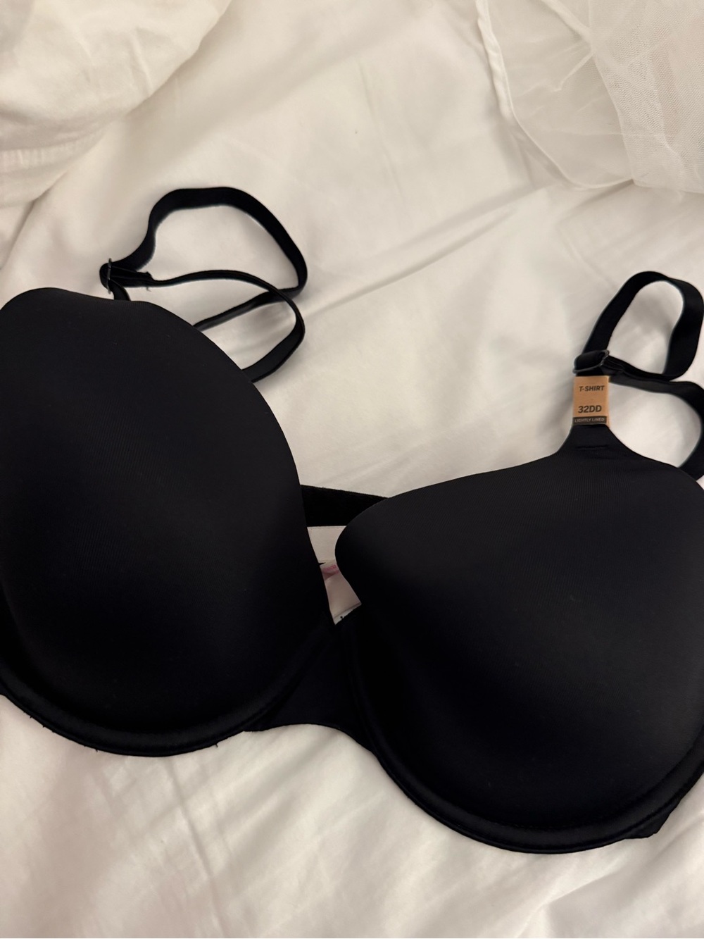 Victoria’s Secret Lightly Lined Black T-Shirt Bra - 32DD